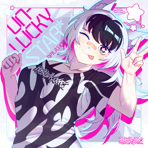Cover for the 'UNLUCKY STAR*' compilation album